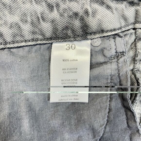 Unpublished Anthropologie Noemi Jeans Women’s 30 Gray Baggy Wide Leg Denim - Picture 5 of 15